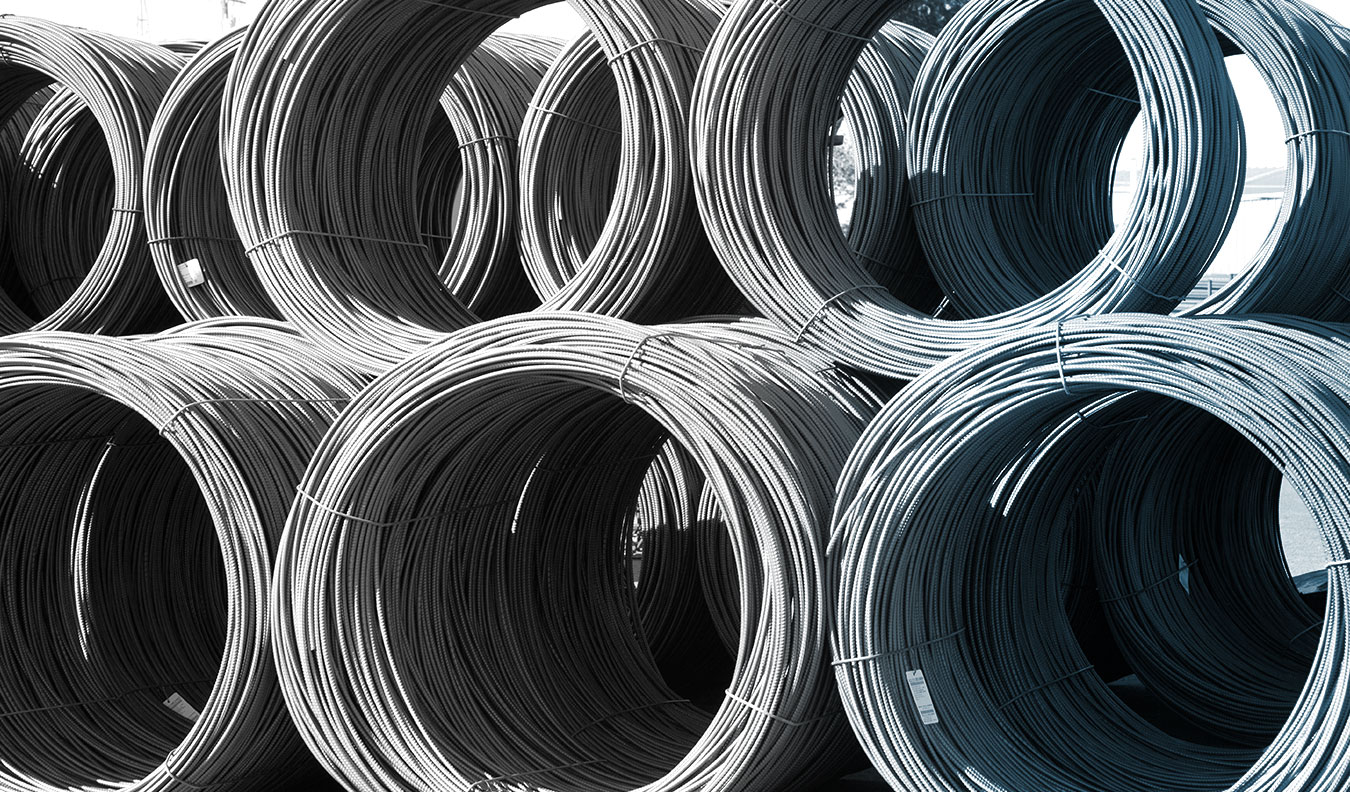 Coiled steel